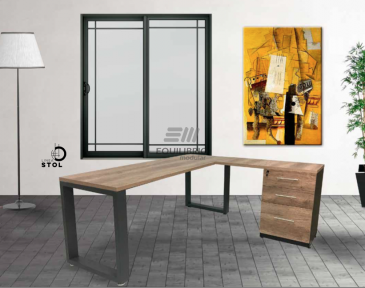 ESCRITORIO OPERATIVO LINEA AB/STOL LC :: Muebles de Oficina: Equilibrio Modular